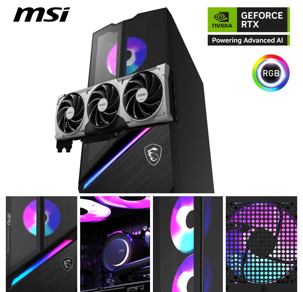 Black MSI MPG Infinite X3 AI 2NVZ9-032AT Gaming PC |  Intel® Core™ Ultra 9-285K - 64GB - 1TB SSD - NVIDIA® GeForce® RTX™ 5090.6