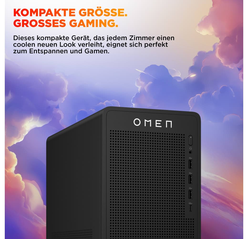 Zwart HP OMEN 16L TG03-0278ng Gaming Desktop - Intel® Core™ i7-14700 - 32GB - 1TB SSD - NVIDIA® GeForce® RTX™ 5060 Ti.8