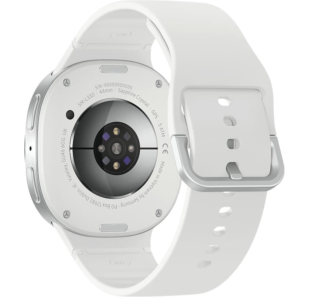 Silver Samsung Galaxy Watch8 Smartwatch, Aluminium Case, 44mm.3