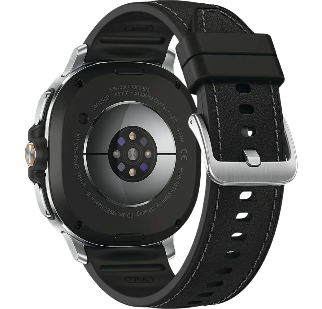 Black Samsung Galaxy Watch8 Classic Smartwatch, Stainless Steel Case, 46mm.3