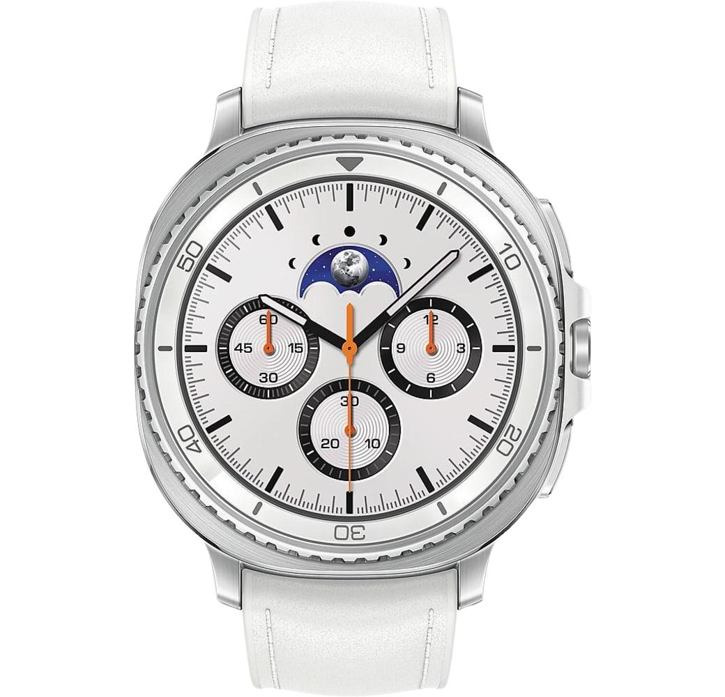 Blanco Samsung Galaxy Watch8 Classic Smartwatch, caja de acero inoxidable, 46mm.2