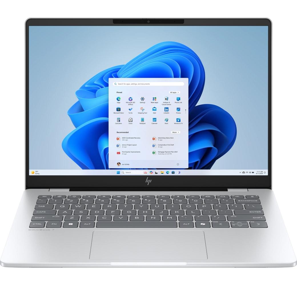 Gletschersilber HP OmniBook 7 14-fr0076ng Notebook - Intel® Core™ Ultra 7-255H - 32GB - 1TB SSD - Intel® Intel Arc Graphics.1
