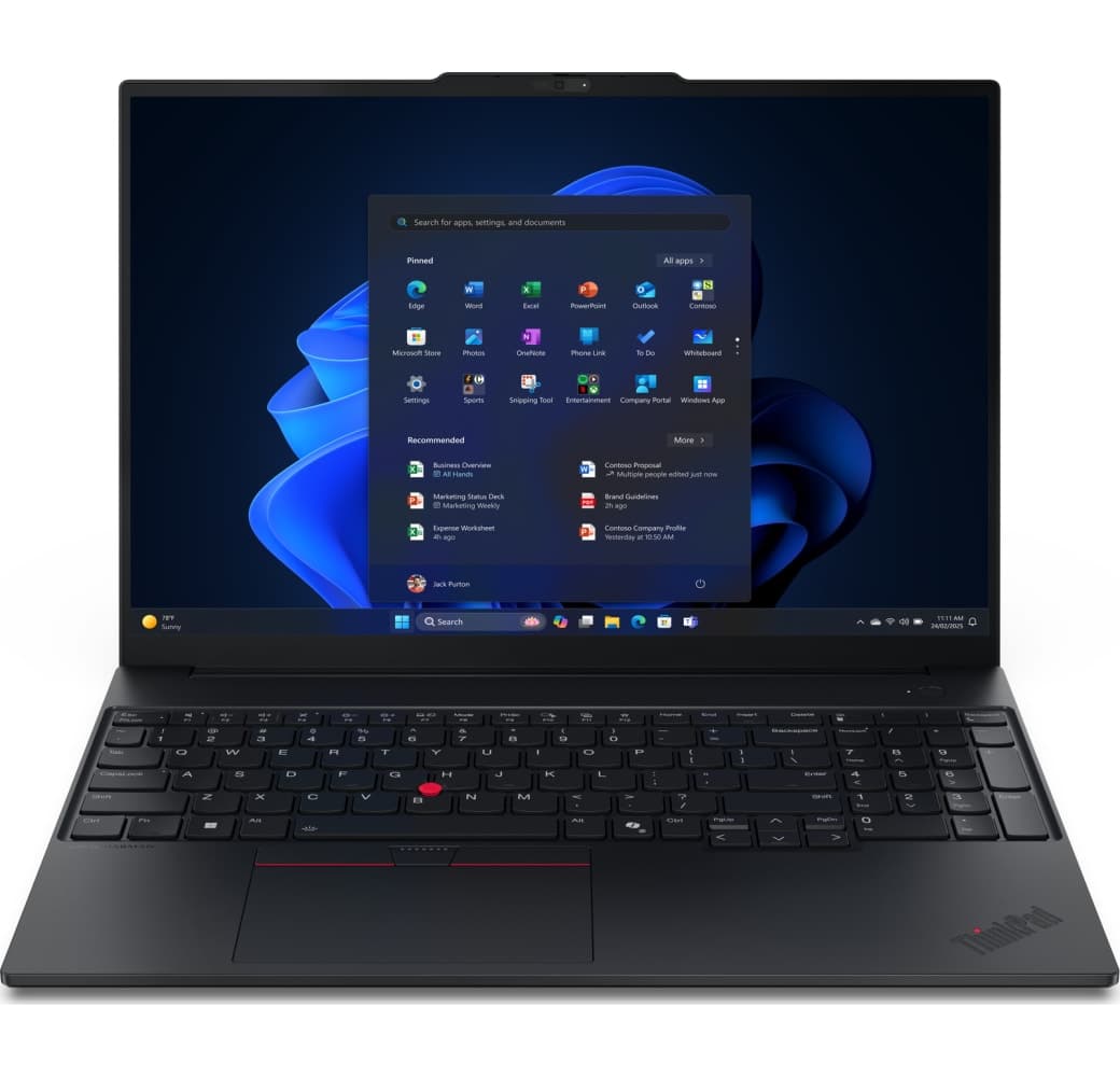 Schwarz Lenovo ThinkPad E16 G3 Notebook - Intel® Core™ Ultra 7-255H - 16GB - 512GB SSD - Intel® Intel Arc Graphics.1