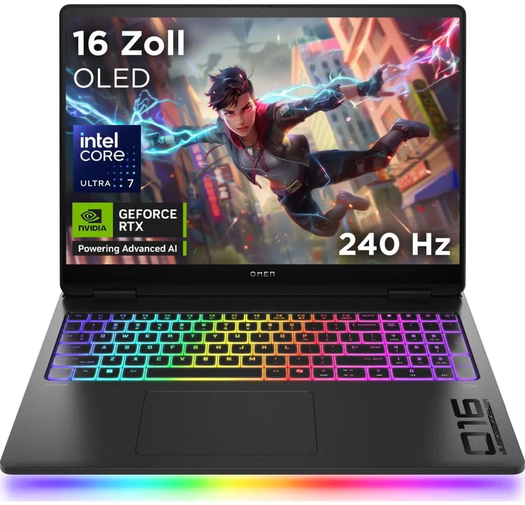 Schattenschwarz HP OMEN Max 16-ah0095ng Gaming Notebook - Intel® Core™ Ultra 9-275HX - 32GB - 1TB SSD - NVIDIA® GeForce® RTX™ 5080.1