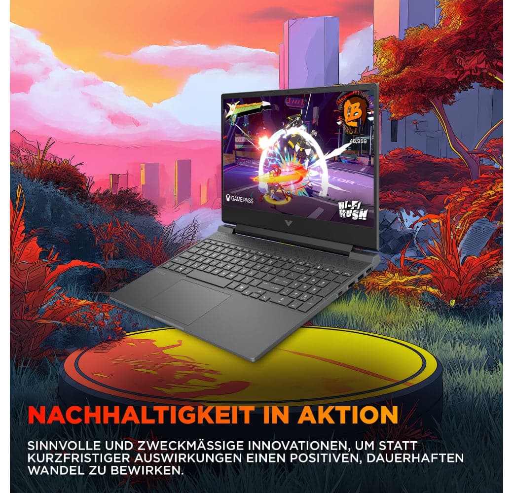 Silber HP Victus 15-fa2073ng Gaming Notebook - Intel® Core™ i7-13620H - 16GB - 1TB SSD - NVIDIA® GeForce® RTX™ 5060.6