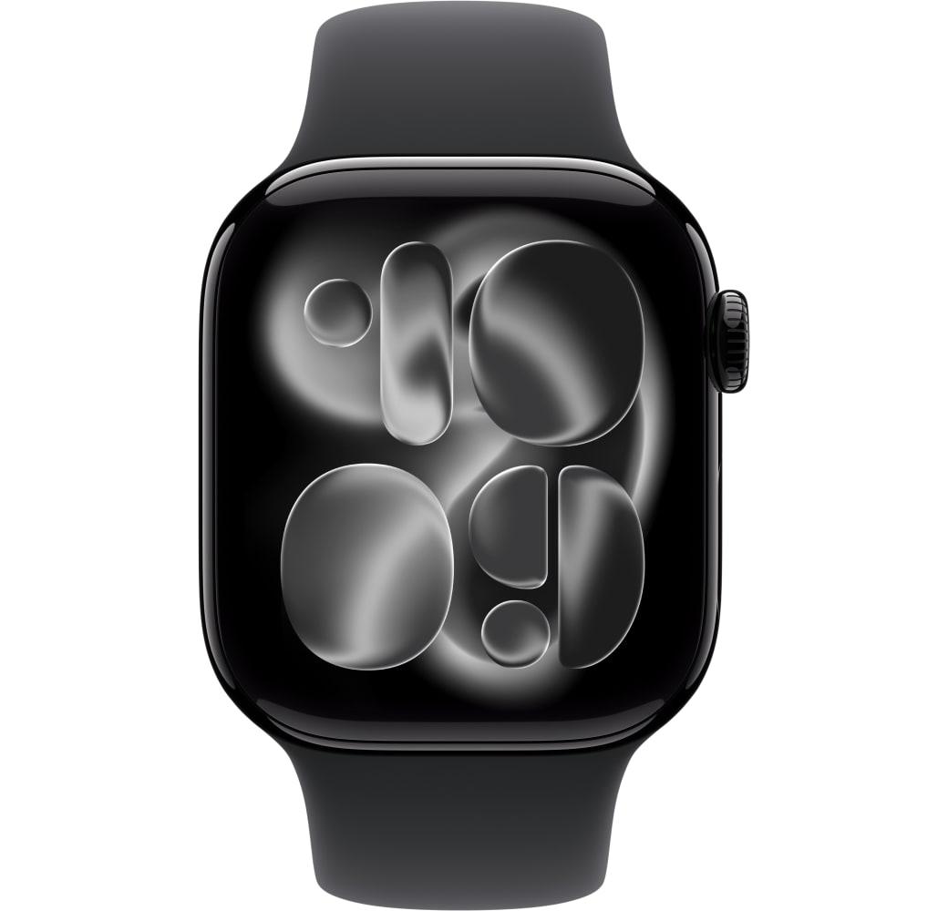Schwarz Apple Watch Series 11 GPS, Aluminiumgehäuse, 46 mm.2