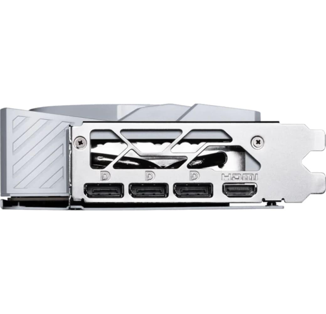 White MSI GeForce RTX 5070 12G GAMING TRIO OC Graphics Card.3