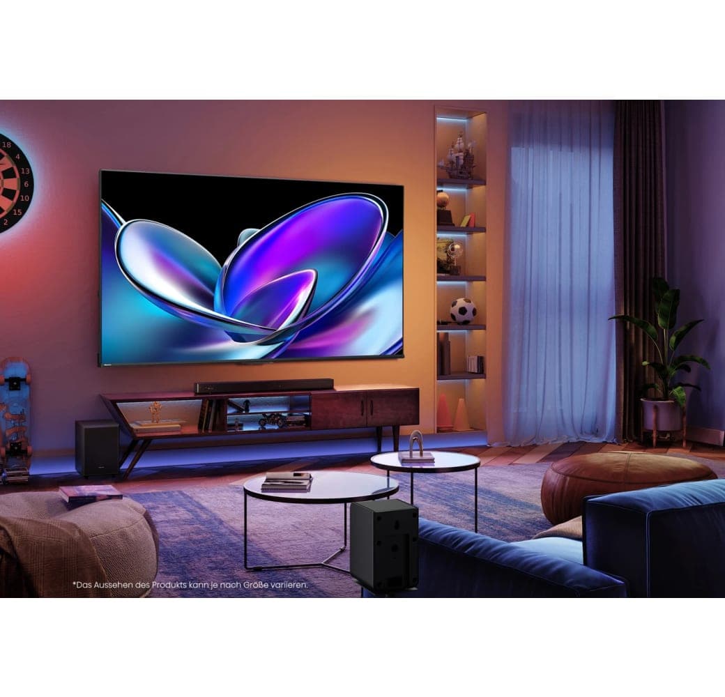 Schwarz Hisense 55E77Q Pro - TV 55" QLED 4K.9