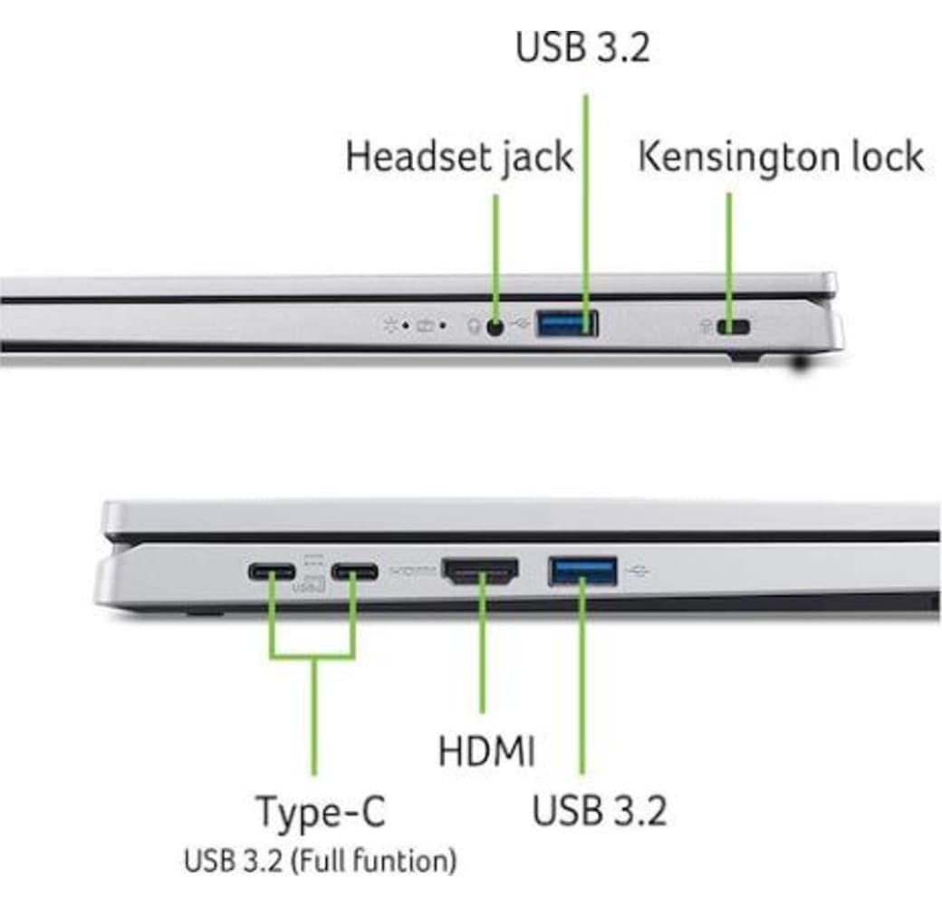 Plata Acer Extensa 15 57-59P7 Portátil - Intel® Core™ i5-13420H - 16GB - 512GB SSD _ Intel® UHD Graphics.6
