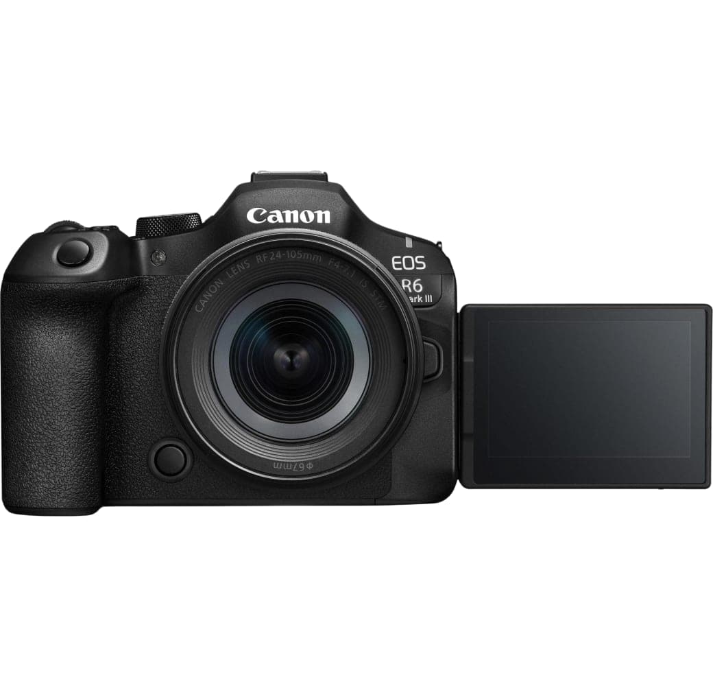Black Canon EOS R6 Mark III Kit - Full-Frame Mirrorless Camera + RF 24-105mm F4-7.1 IS STM.2