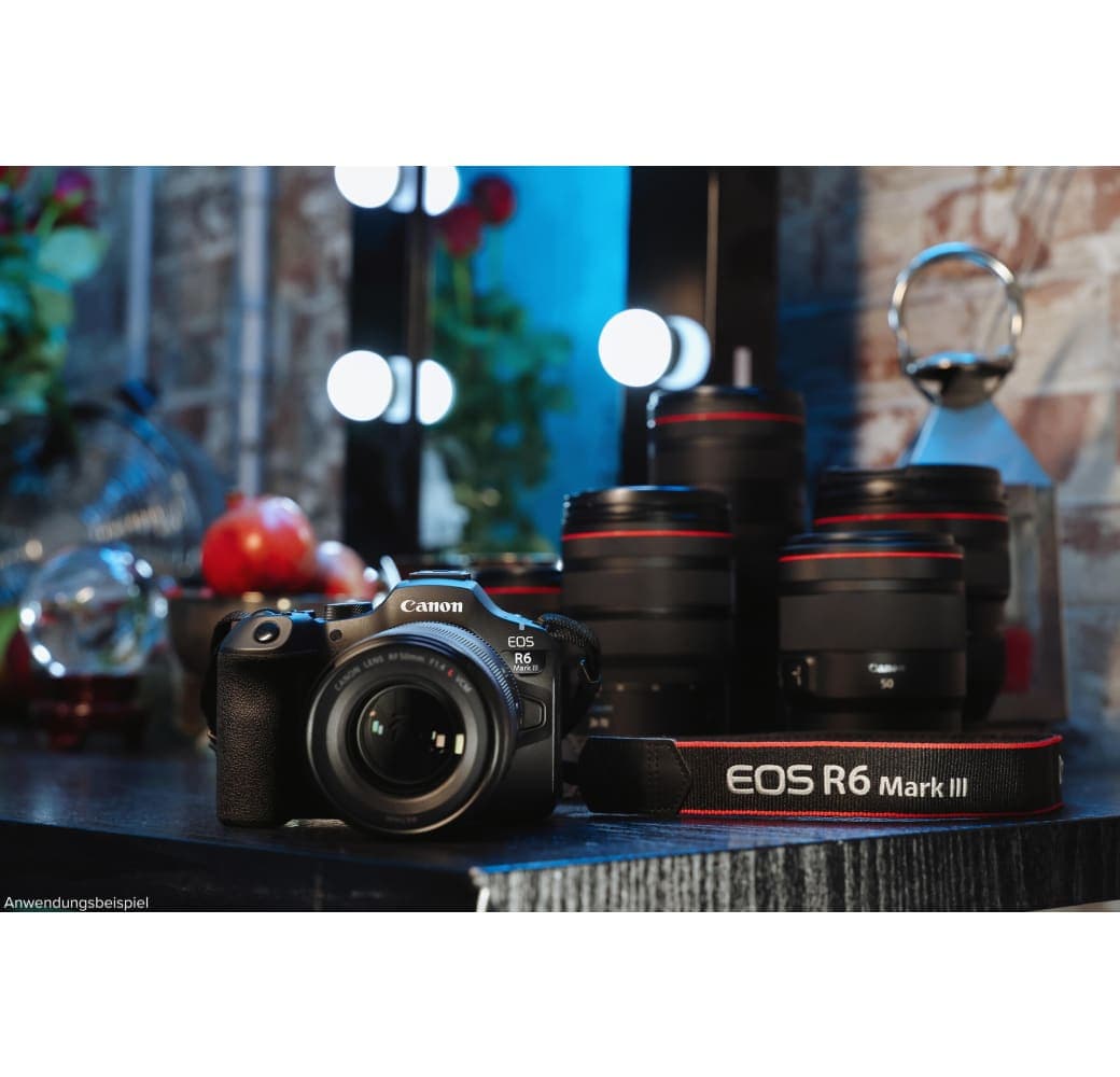 Black Canon EOS R6 Mark III Kit - Full-Frame Mirrorless Camera + RF 24-105mm F4-7.1 IS STM.14
