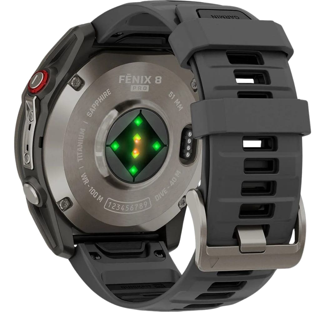 Graphite Garmin fēnix 8 Pro - AMOLED LTE Smartwatch, Titanium Case, 51mm.2