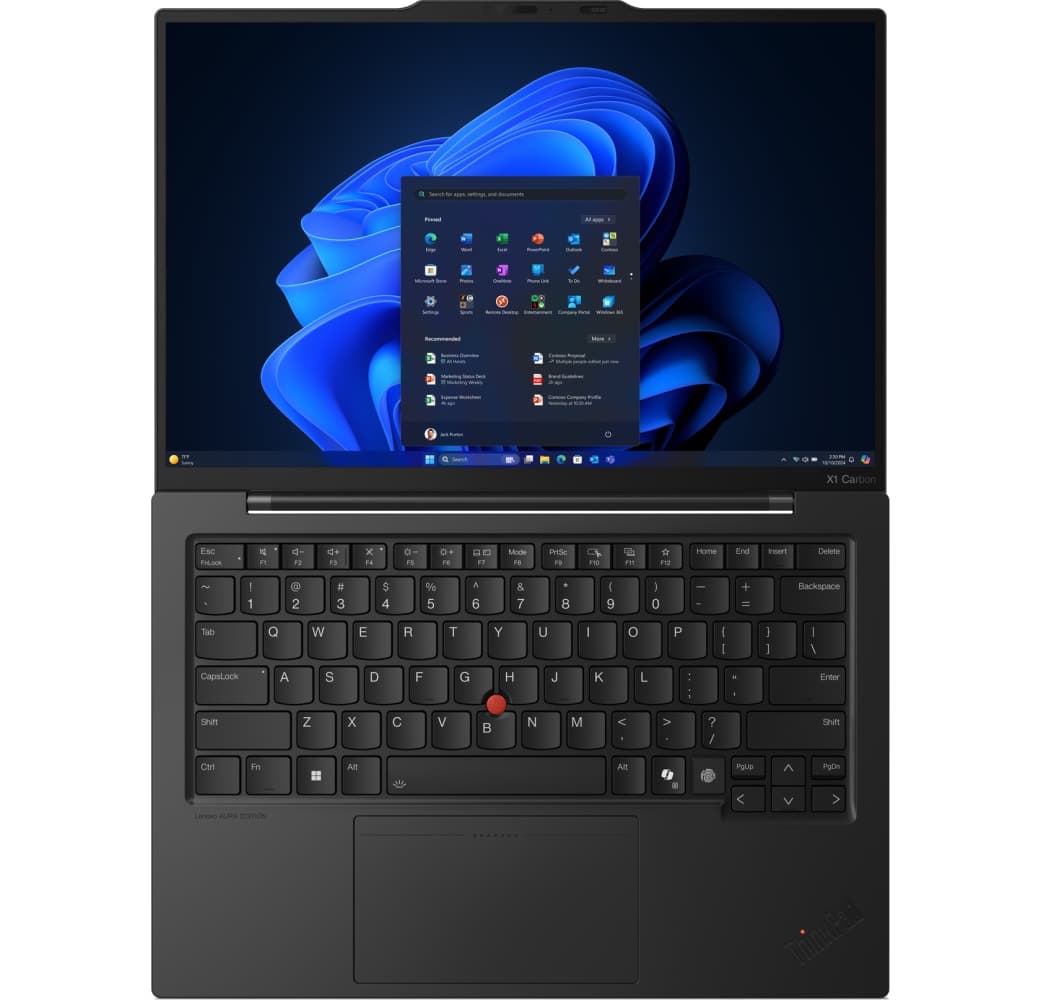 Black Lenovo ThinkPad X1 Carbon G13 Aura Ed Laptop - Intel® Core™ Ultra 5-225U - 16GB - 512GB SSD - Intel® Intel Graphics.14