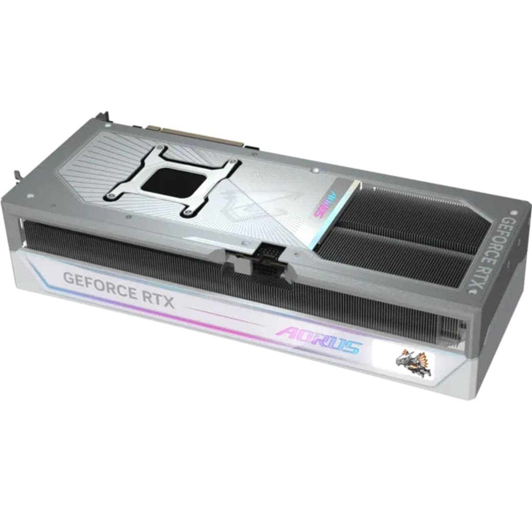 White Gigabyte Gigabyte RTX5090 AORUS Master ICE 32GB GDDR7 grafische kaart.3