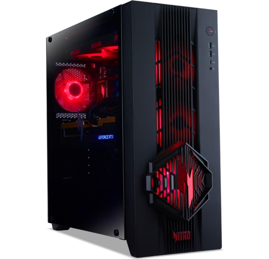 Schwarz Acer Nitro 70 AMD (N70X3D-100) Gaming-Desktop - AMD Ryzen™ 7 9800X3D - 32 GB - 1 TB SSD - NVIDIA® GeForce® RTX™ 5070 -.1