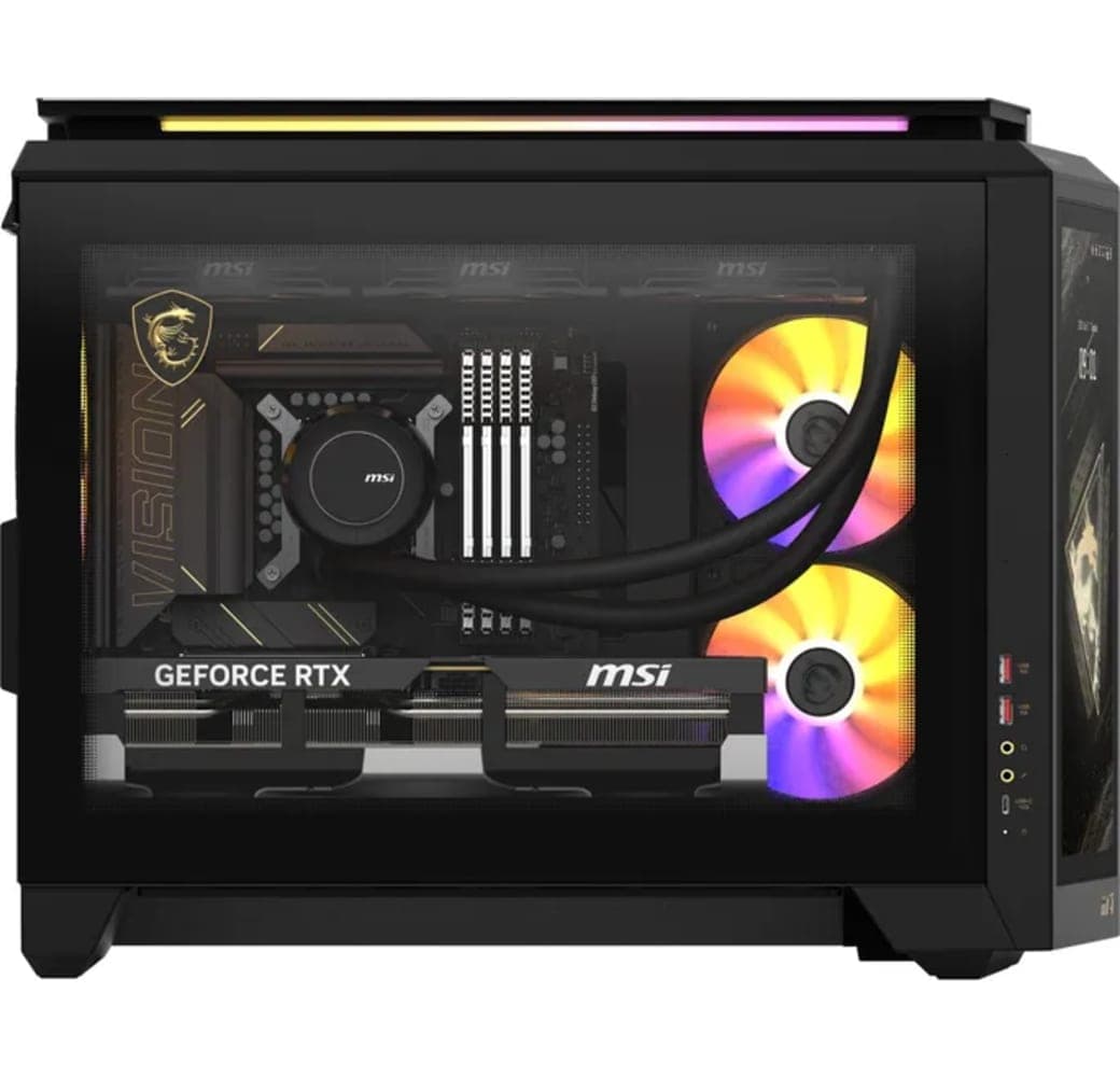 Schwarz MSI MEG Vision X AI 2NVR7-236AT Gaming-Desktop - Intel® Core™ Ultra 7-265K - 64 GB - 2 TB SSD - NVIDIA® GeForce® RTX™ 5070 Ti -.4