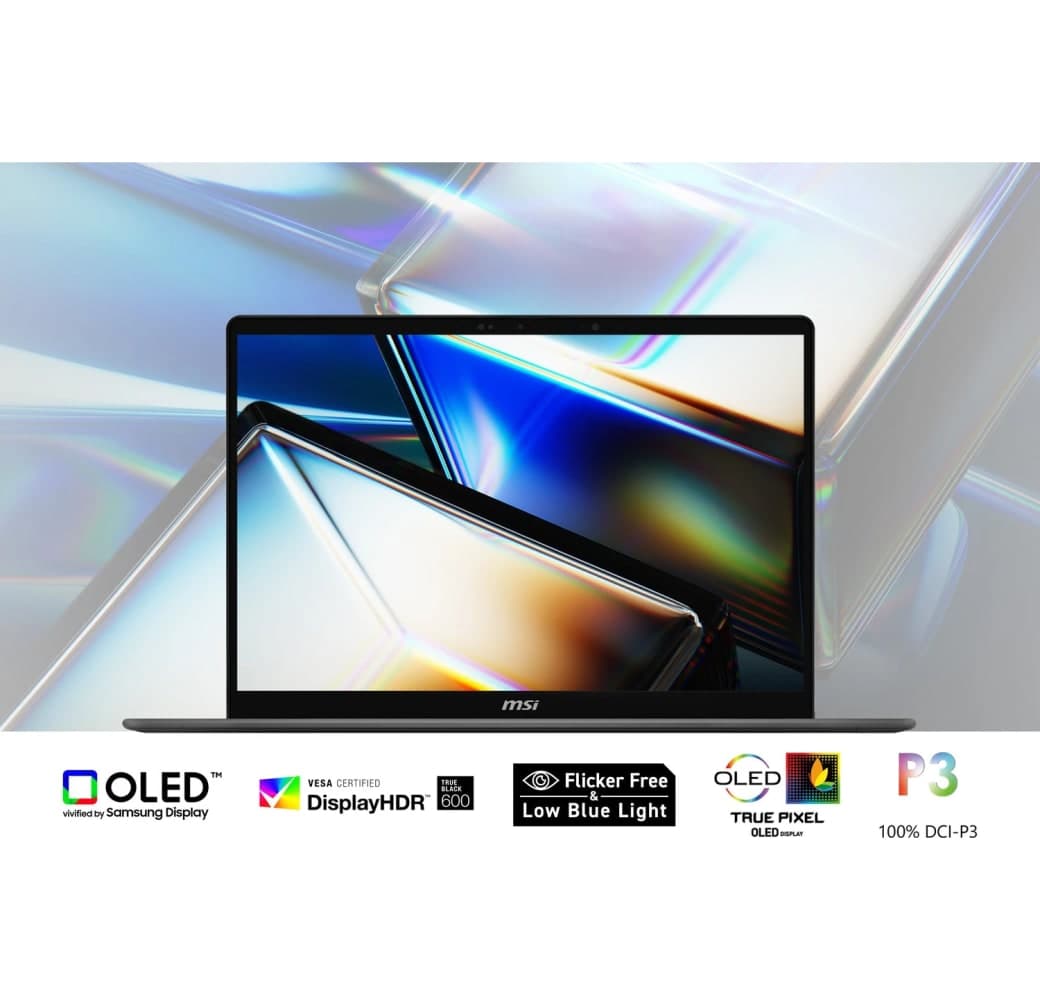 Black MSI Prestige 16 Flip AI+ Evo C3HMTG Laptop - Intel® Core™ Ultra 9-386H - 32GB - 2TB SSD - Intel® Intel Arc Graphics - German (QWERTZ).13