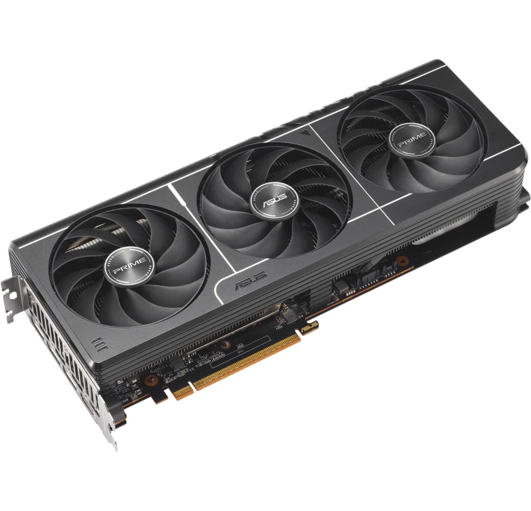 Black ASUS PRIME RX 9070 XT Graphics Card.2