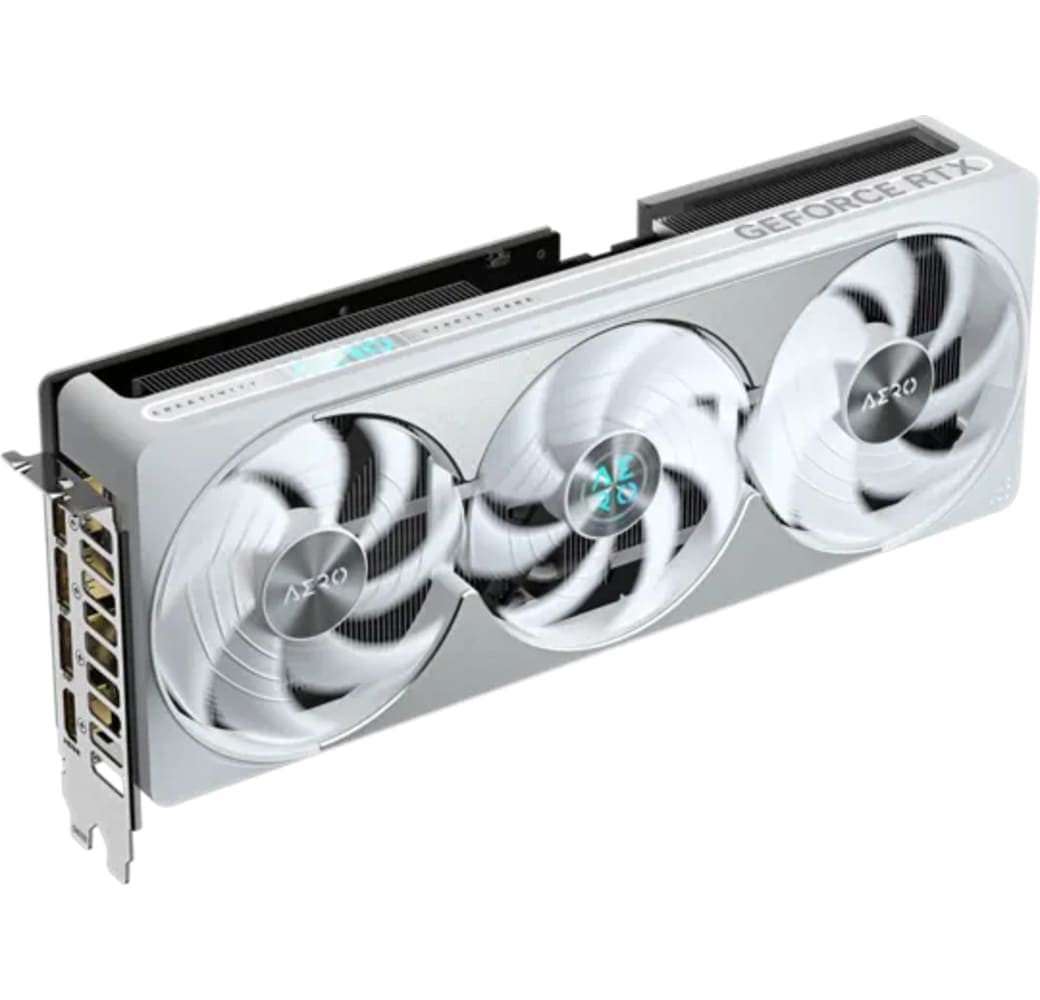 Silver Gigabyte GeForce RTX 5080 AERO OC SFF 16GB GDDR7 grafische kaart.2