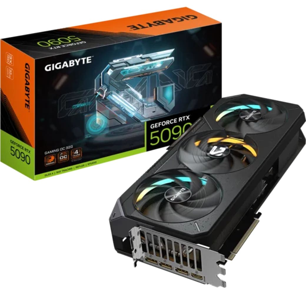 Black Gigabyte GeForce RTX 5090 GAMING OC 32GB GDDR7 grafische kaart.1