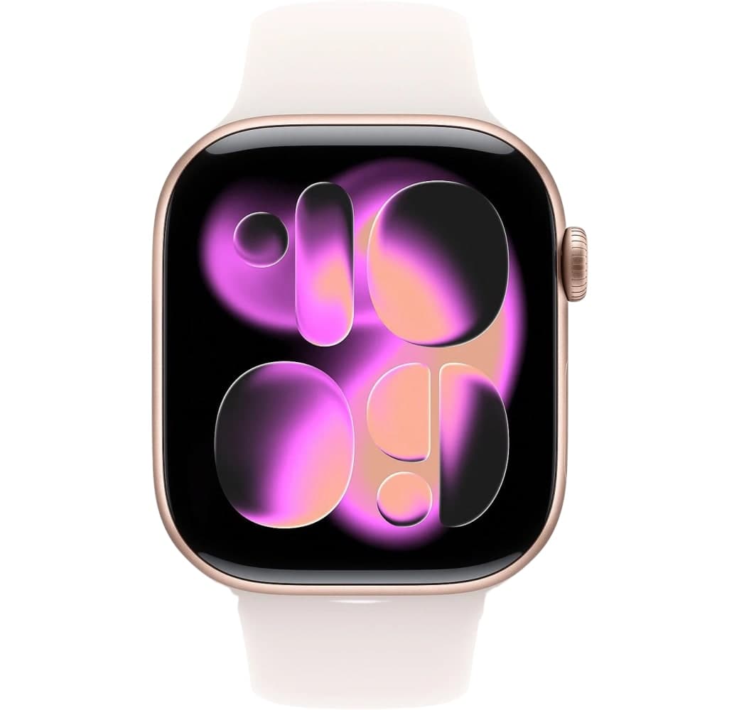 Roségoud Apple Watch Series 11 GPS, aluminium kast, 42 mm.2