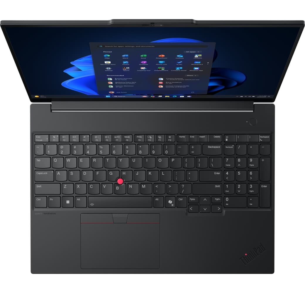 Black Lenovo ThinkPad E16 G3 Laptop - Intel® Core™ Ultra 7-256V - 16GB - 512GB SSD - Intel® Intel Arc Graphics - German (QWERTZ).4
