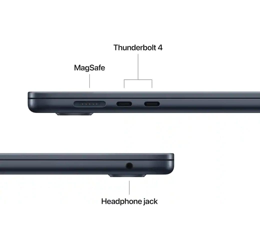 Mitternacht Apple MacBook Air 15" Laptop - Apple M5 - 16 GB - 512 GB SSD - Apple 10-Core - Deutsch (QWERTZ).4