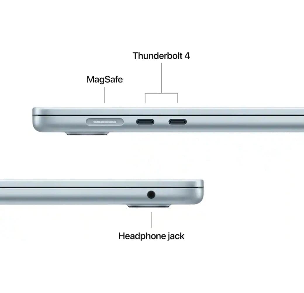 Himmelblau Apple MacBook Air 15" Laptop - Apple M5 - 16 GB - 512 GB SSD - Apple 10-Core - Deutsch (QWERTZ).4