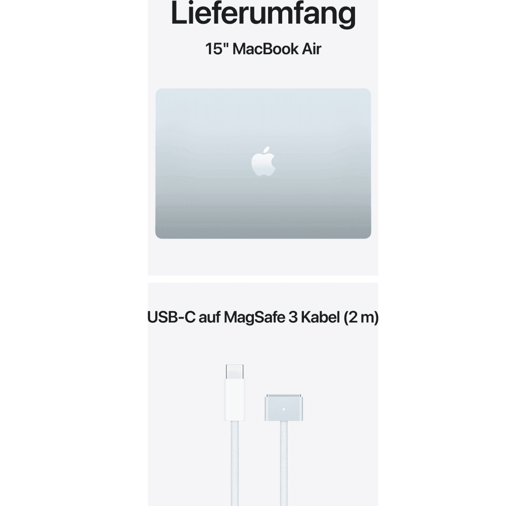 Himmelblau Apple MacBook Air 15" Laptop - Apple M5 - 16 GB - 512 GB SSD - Apple 10-Core - Deutsch (QWERTZ).6