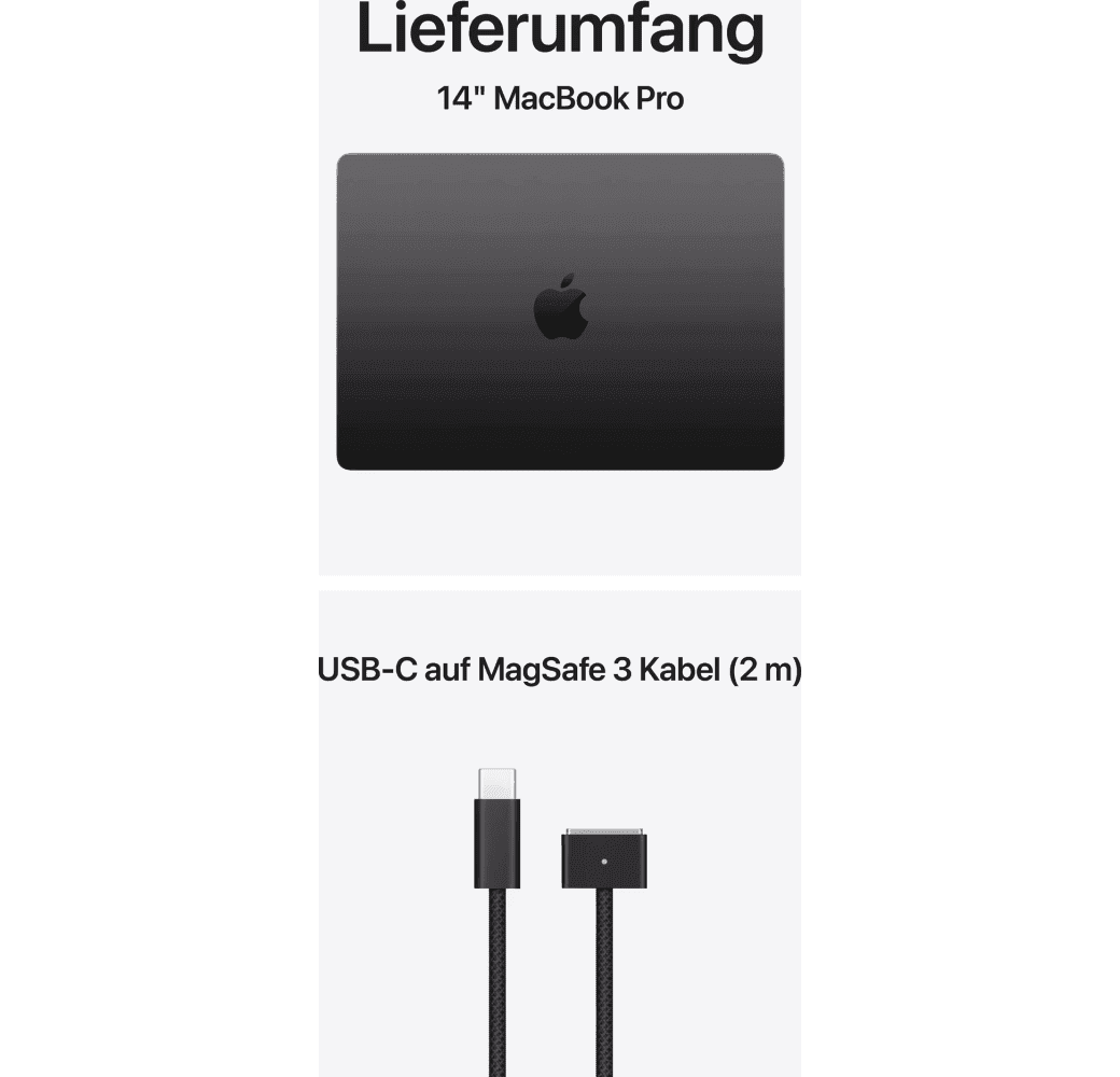 Space Black Apple MacBook Pro 14" Laptop - Apple M5 Pro - 24 GB - 1 TB SSD - Apple 16-Core - Deutsch (QWERTZ).6