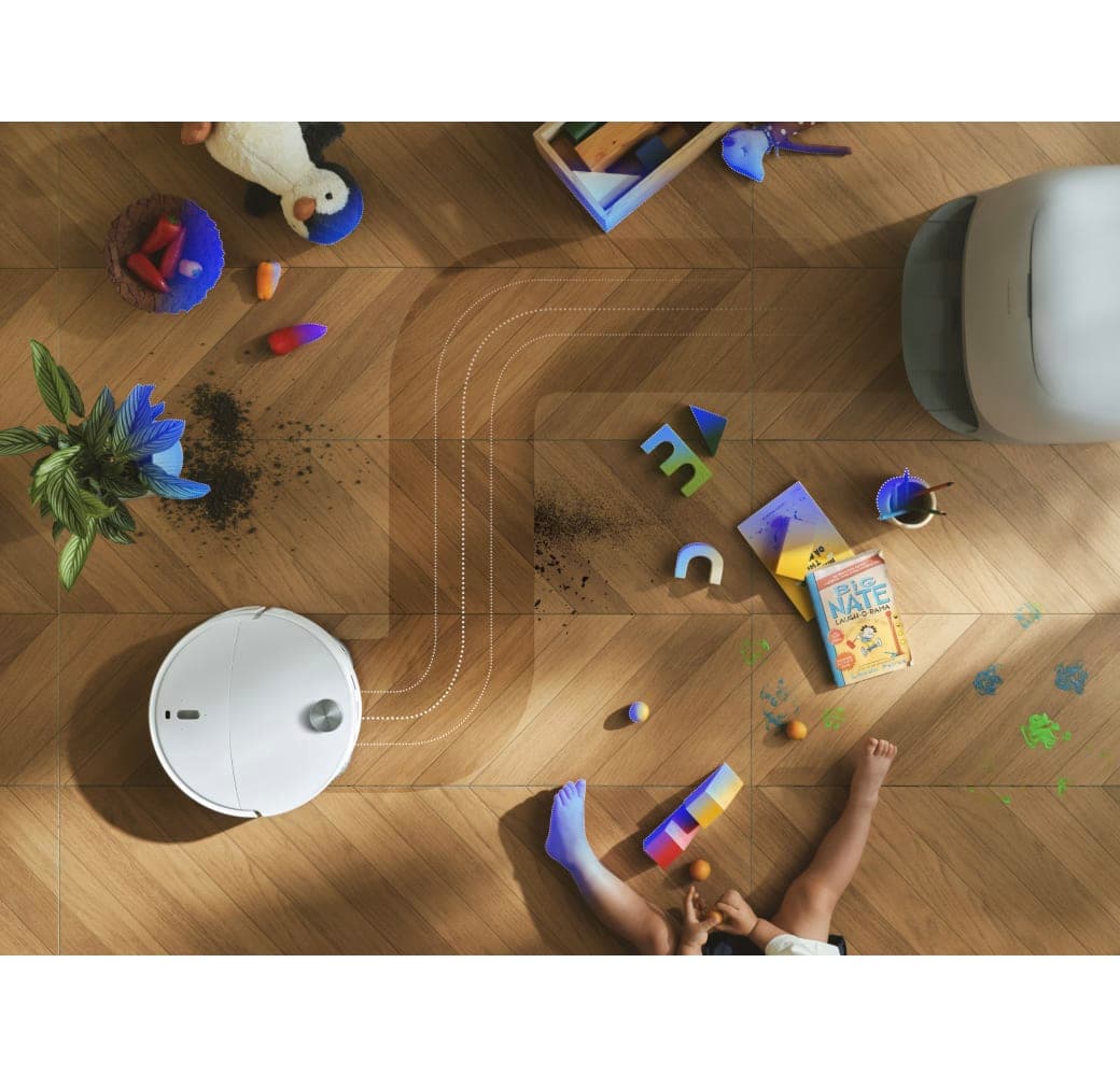 Weiß Roborock Qrevo Curv 2 ProX Saugroboter.5