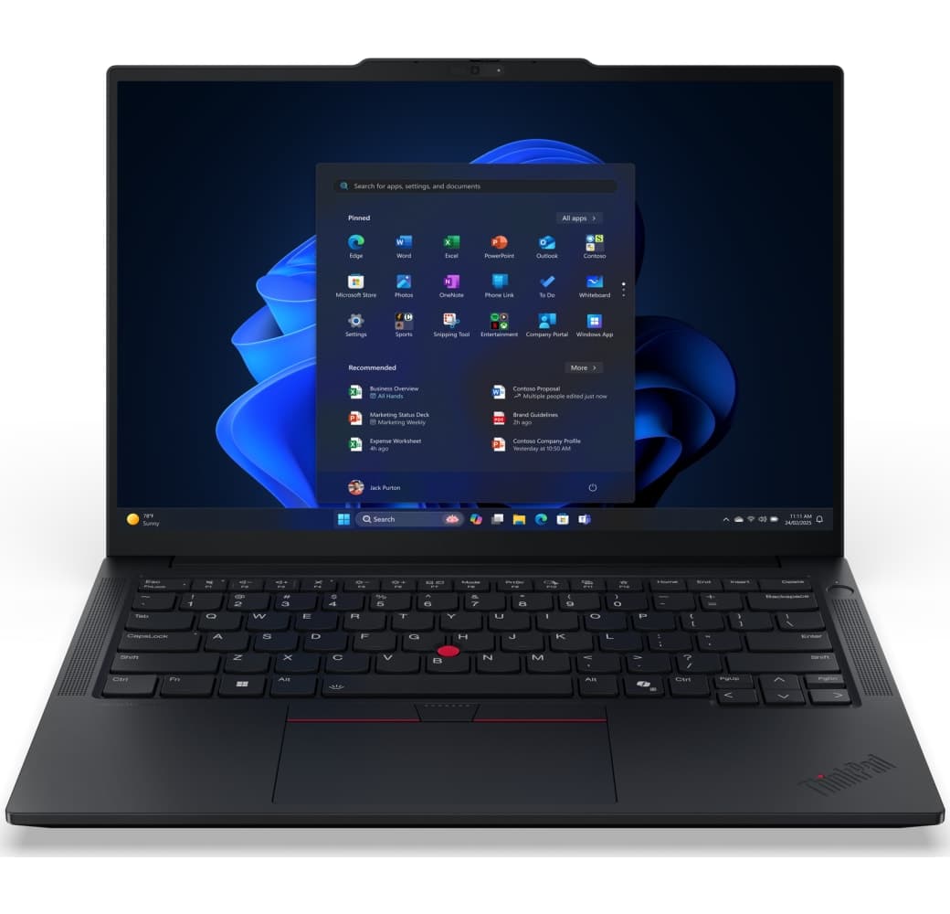 Zwart Lenovo ThinkPad E14 Gen 7 Laptop - 16GB - 512GB SSD - Intel Arc Graphics - Engels (QWERTY).1