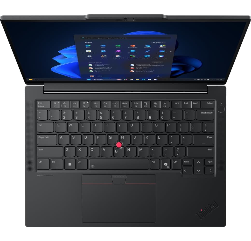 Zwart Lenovo ThinkPad E14 Gen 7 Laptop - 16GB - 512GB SSD - Intel Arc Graphics - Engels (QWERTY).4