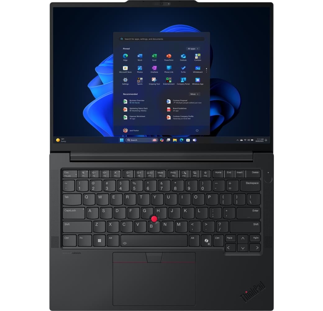 Zwart Lenovo ThinkPad E14 Gen 7 Laptop - 16GB - 512GB SSD - Intel Arc Graphics - Engels (QWERTY).6