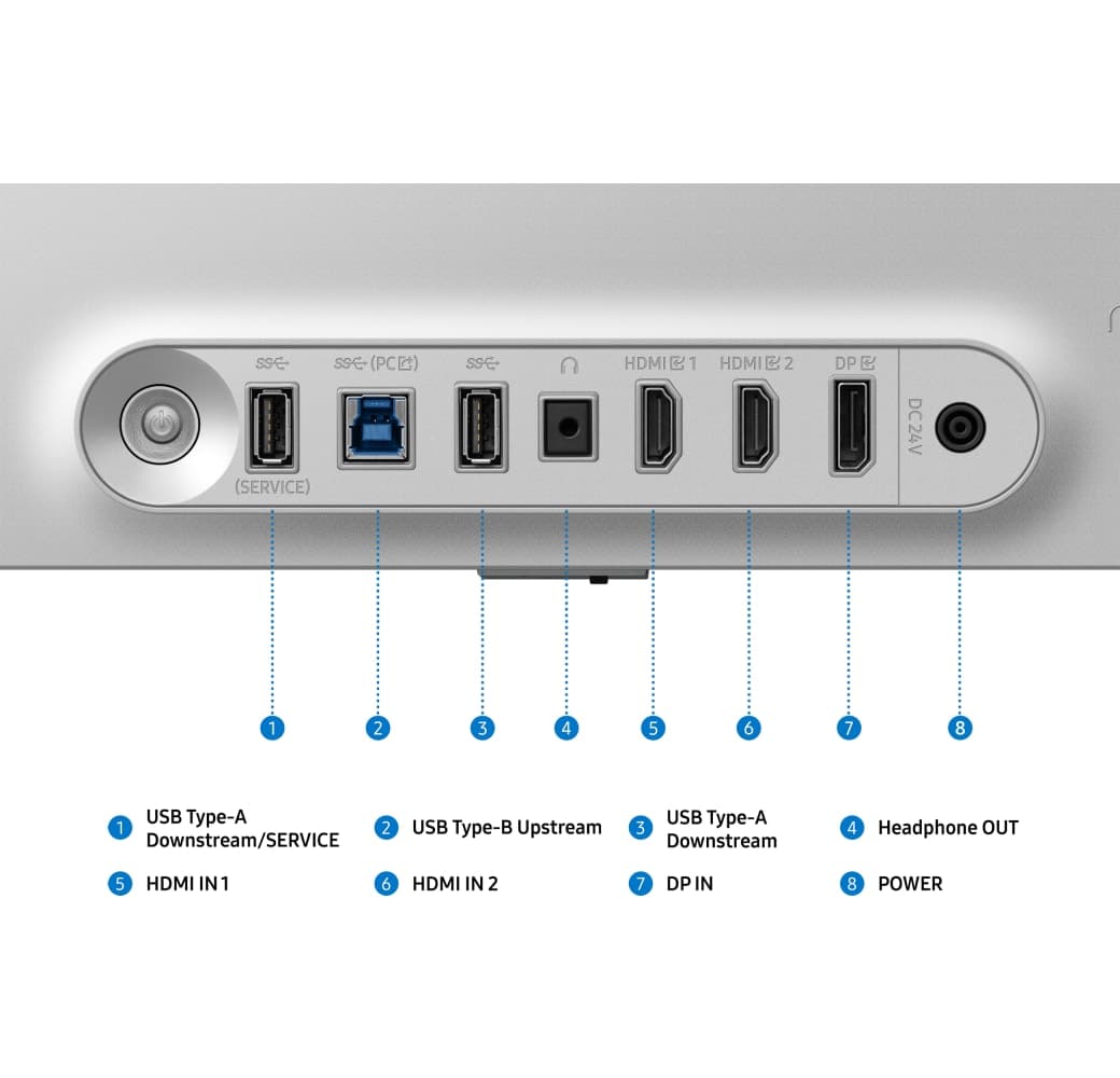 Silber Samsung Odyssey OLED G60SF Display – 27 Zoll – OLED (2560 x 1440) – LS27FG602SUXEN.14