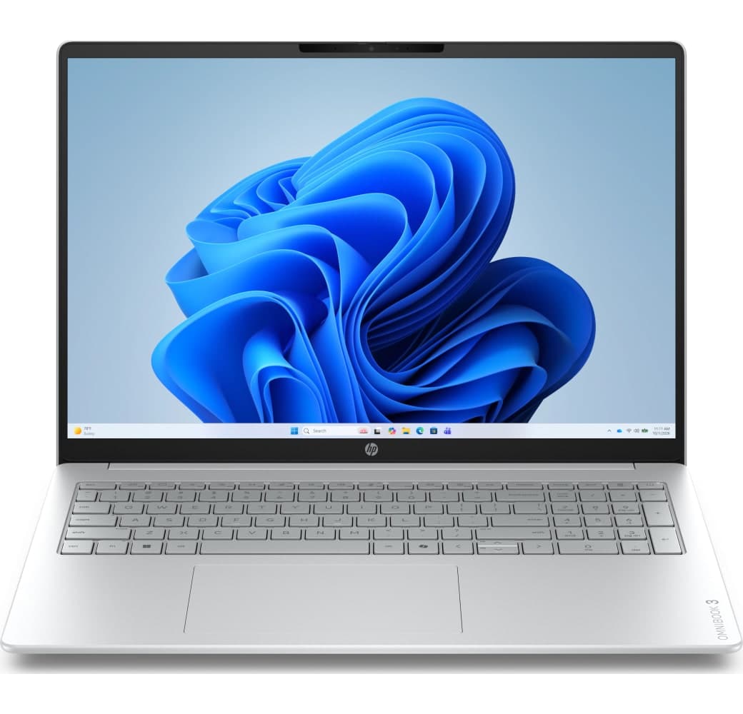 Silber HP OmniBook 3 16-by0051ng Laptop - 16 GB - 512 GB SSD - AMD Radeon® Grafik - Deutsch (QWERTZ).1