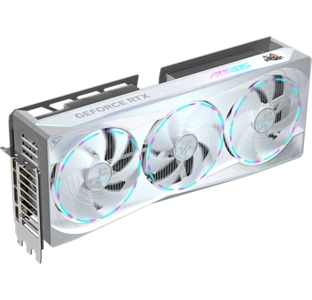 Weiß Gigabyte GeForce RTX 5080 Aorus MASTER ICE 16G Grafikkarte.2