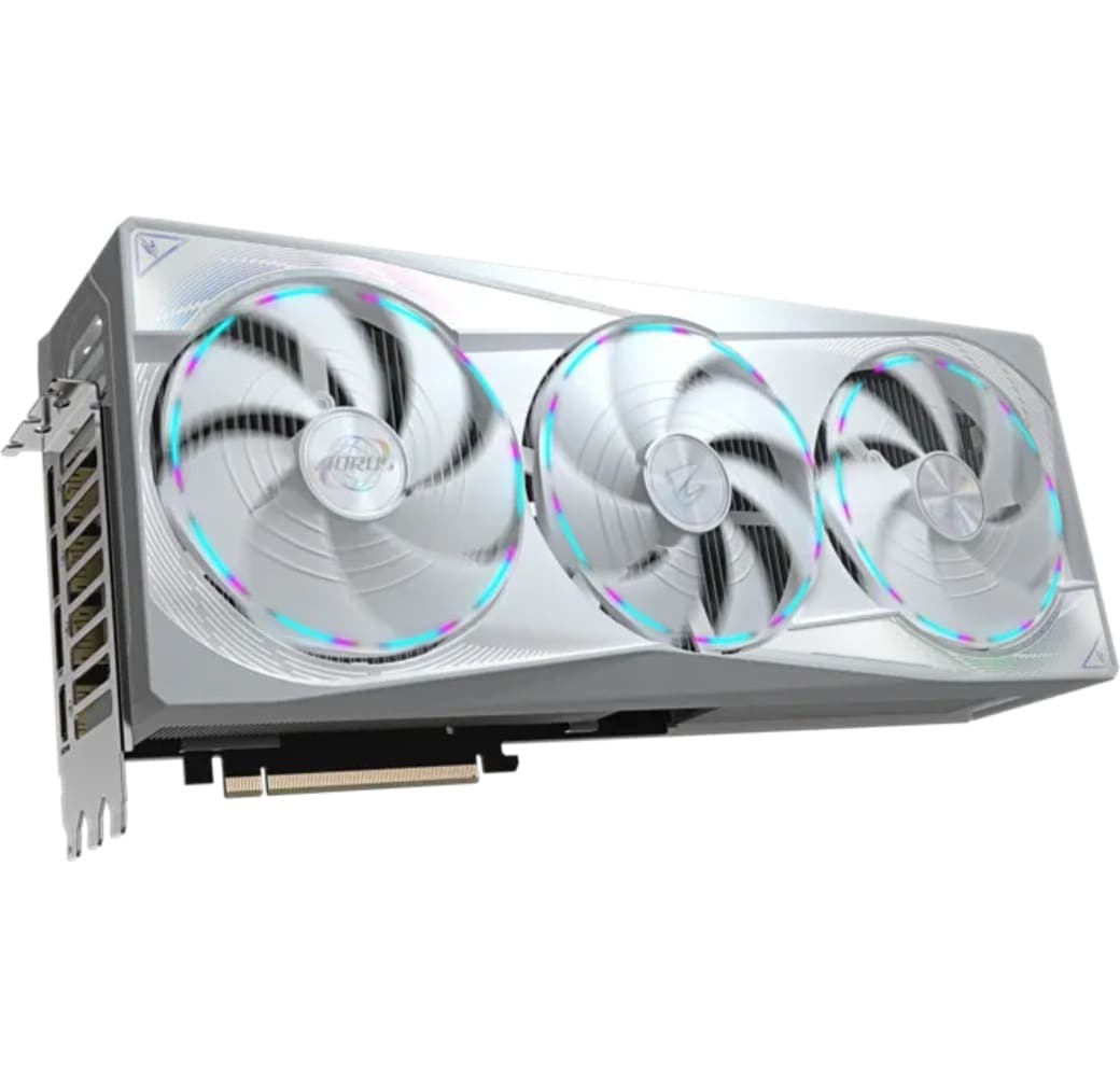 Weiß Gigabyte GeForce RTX 5080 Aorus MASTER ICE 16G Grafikkarte.3