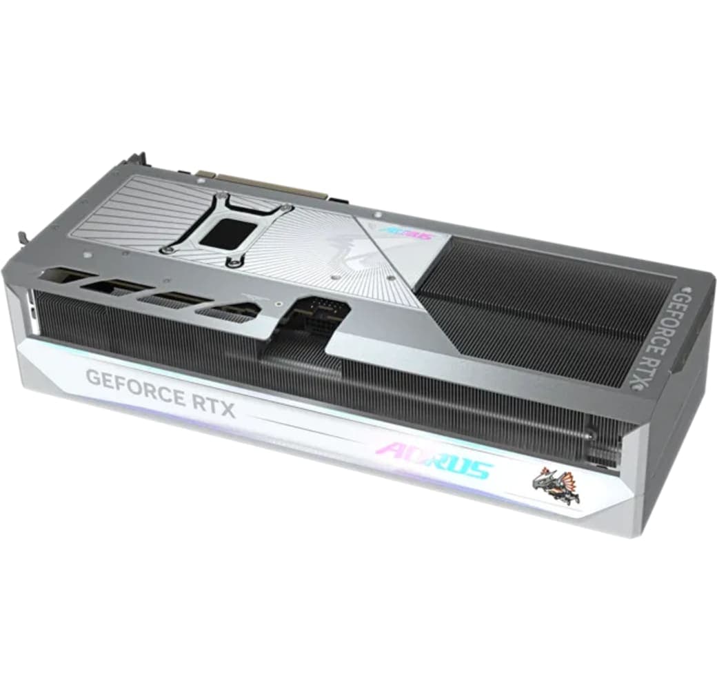 Weiß Gigabyte GeForce RTX 5080 Aorus MASTER ICE 16G Grafikkarte.4