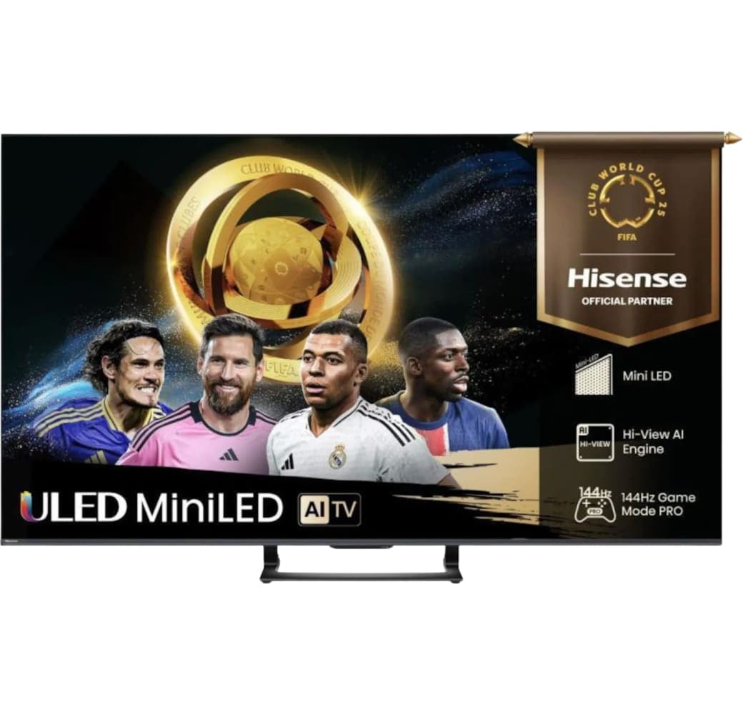 Schwarz Hisense 75U7Q 75" UHD Mini LED Smart TV.2