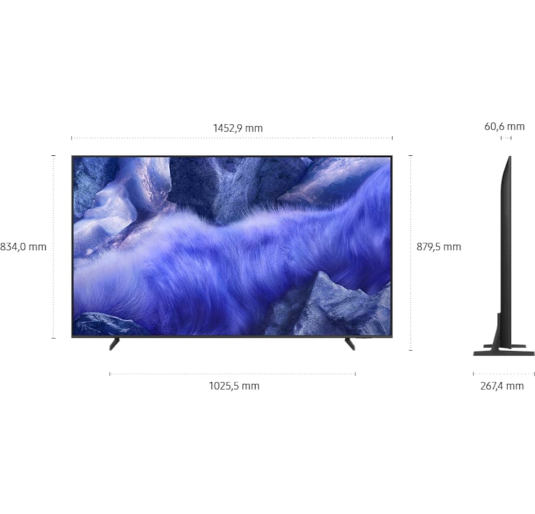 Schwarz Samsung GQ65QEF1AUXZG - TV 65" QLED 4K.3