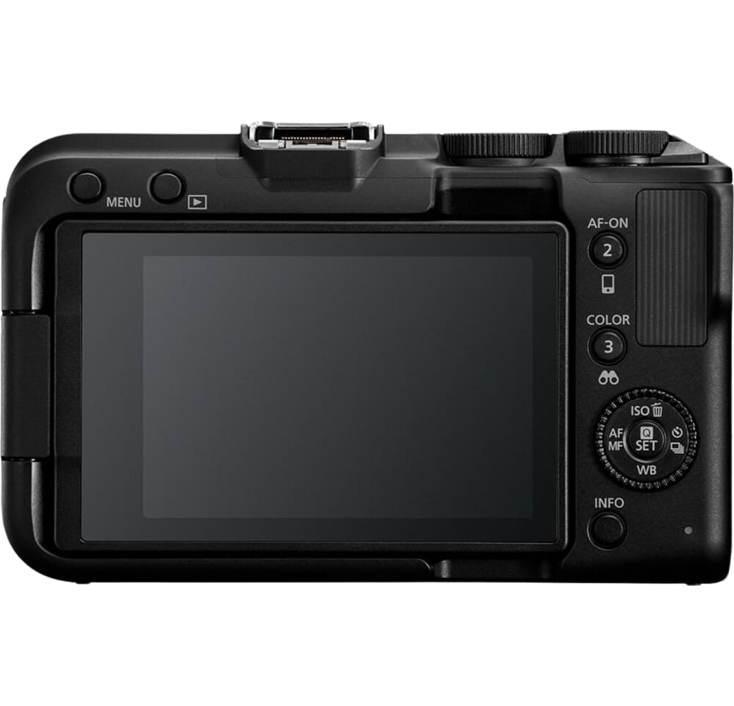 Schwarz Canon EOS R50 V + RF-S 14-30mm f/4-6.3 IS STM PZ.2