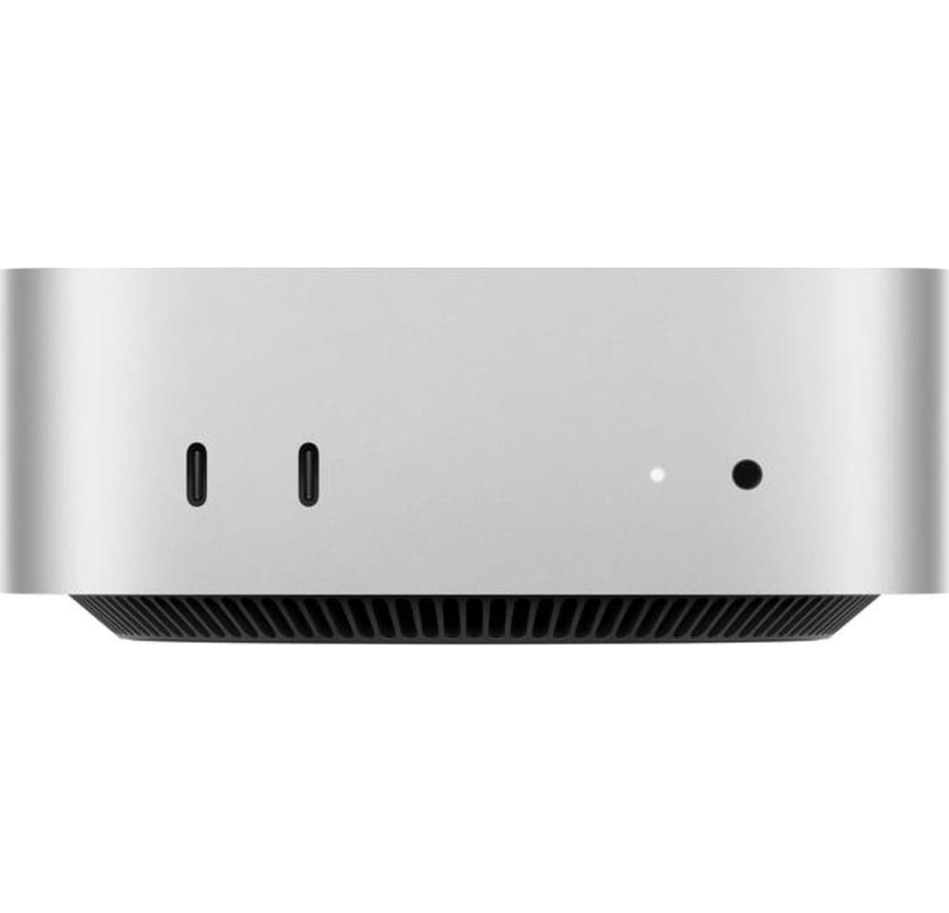 Silber Apple Mac mini Desktop – M4 10-Core – 24 GB RAM – 512 GB SSD – Integrierte 10-Core-GPU.1