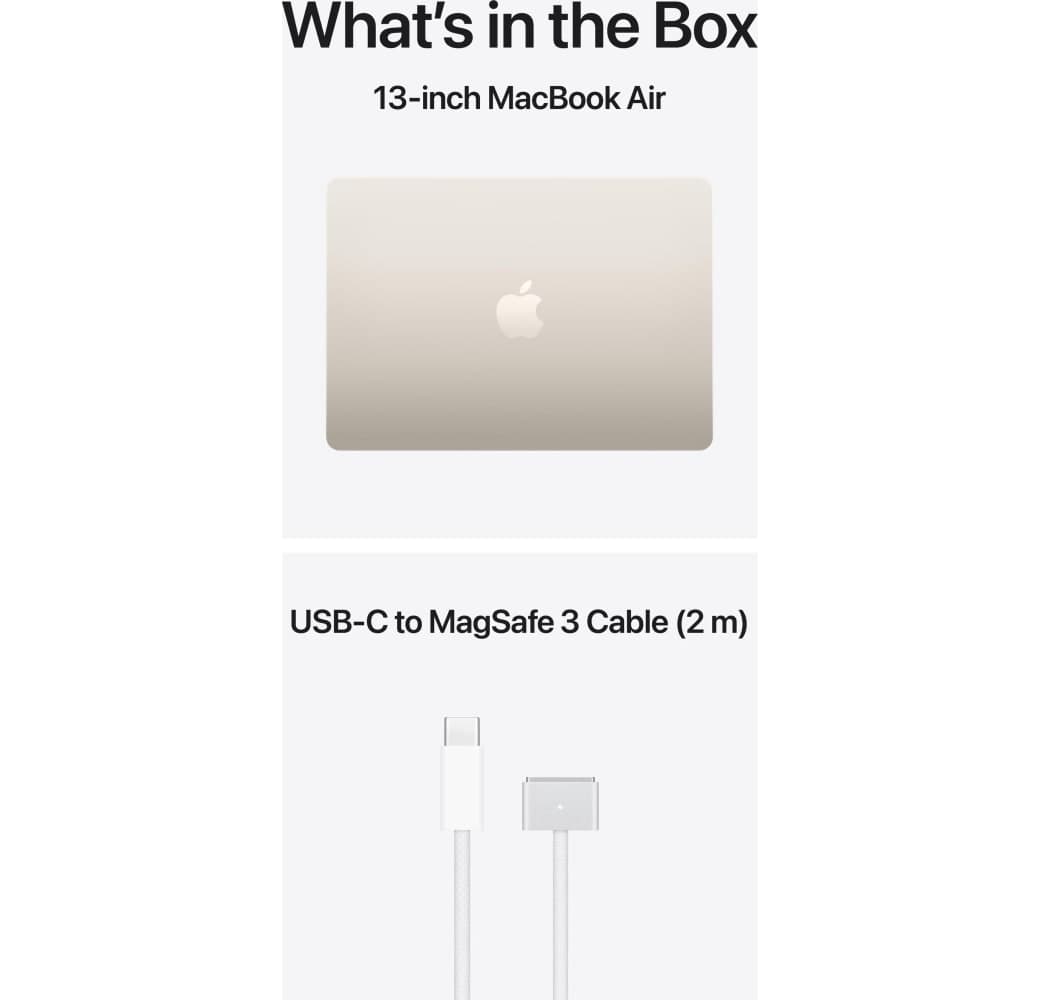 Starlight Apple MacBook Air 13" Laptop - M5 10-Core - 16 GB - 1 TB SSD - 10-Core-CPU - Deutsch (QWERTZ).3