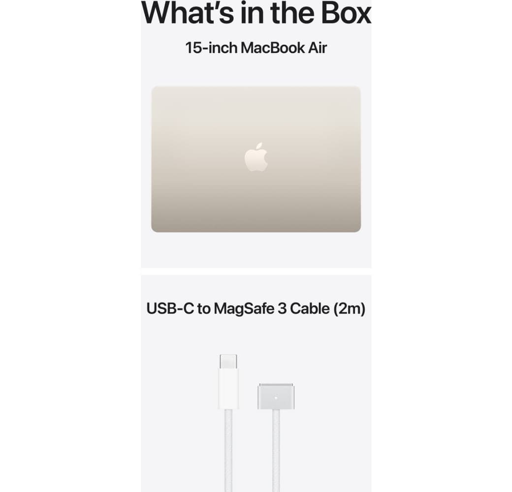 Starlight Apple MacBook Air 15" Laptop - M5 10-core - 16GB - 1TB SSD - 10-core CPU - English (QWERTY).3