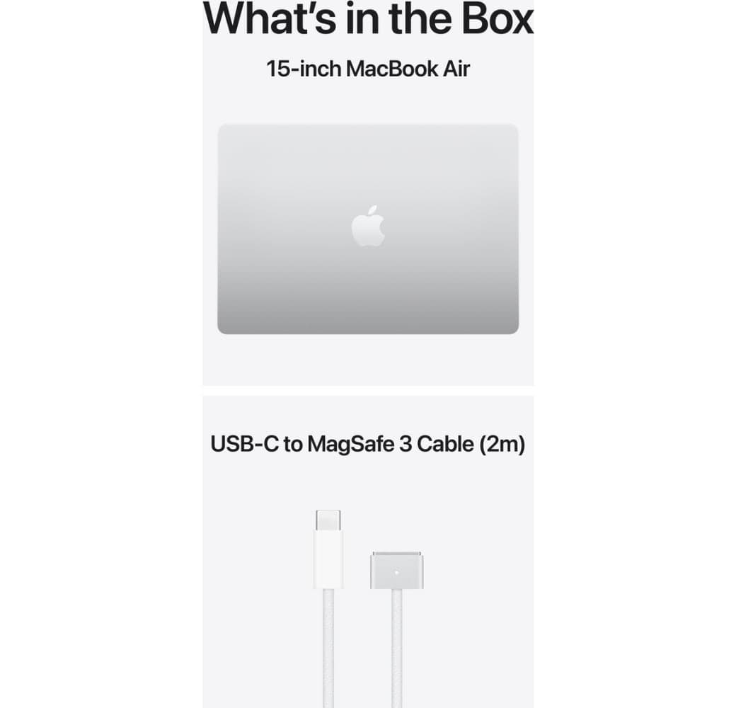 Silver Apple MacBook Air 15" Laptop - M5 10-core - 24GB - 1TB SSD - 10-core CPU - English (QWERTY).3
