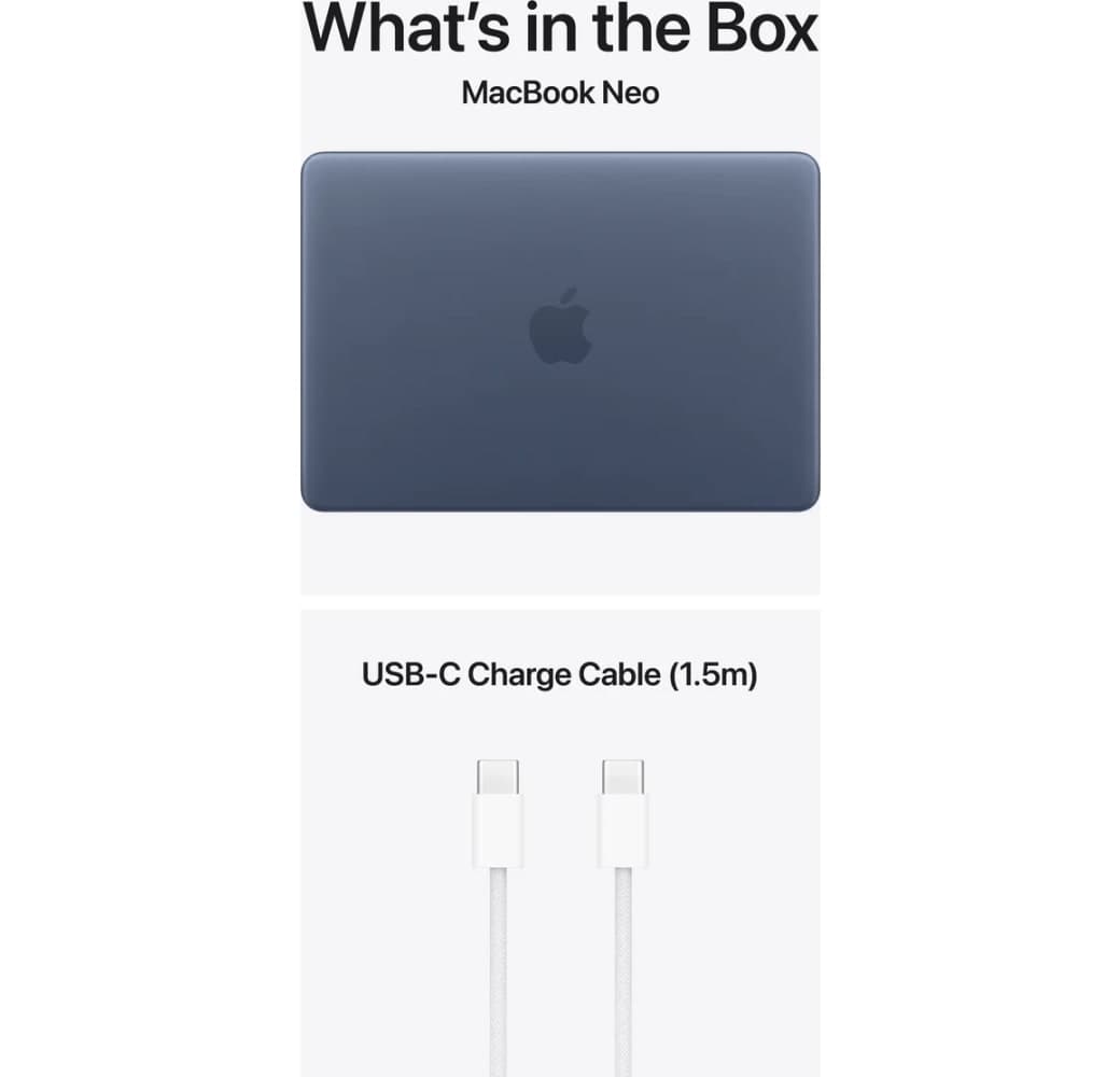 Indigo Apple MacBook Neo 13" Laptop - A18 Pro 6-Core - 8 GB - 256 GB SSD - 5-Core-CPU - Deutsch (QWERTZ).3