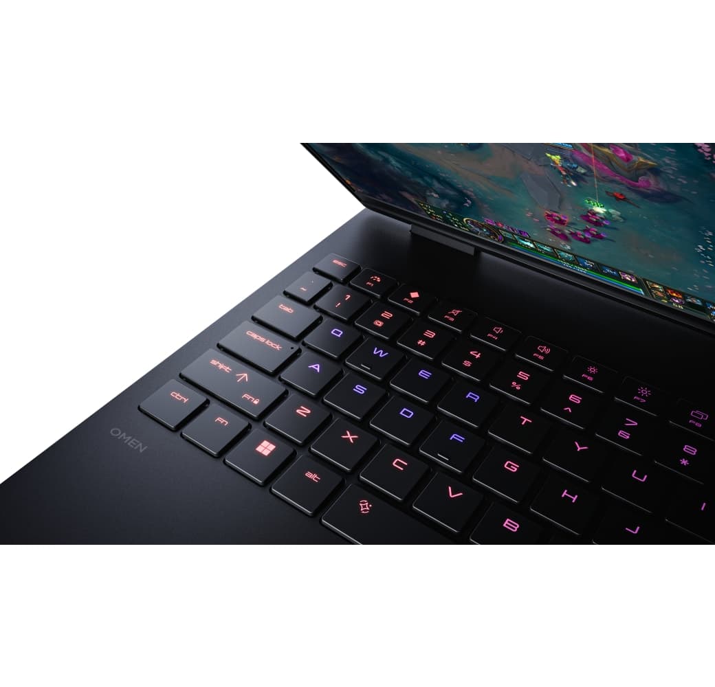 Black HP HyperX OMEN 15-gb0058ng Laptop - AMD Ryzen™ 5 240 - 16GB - 512GB SSD - NVIDIA® GeForce® RTX™ 5060 - German (QWERTZ).7
