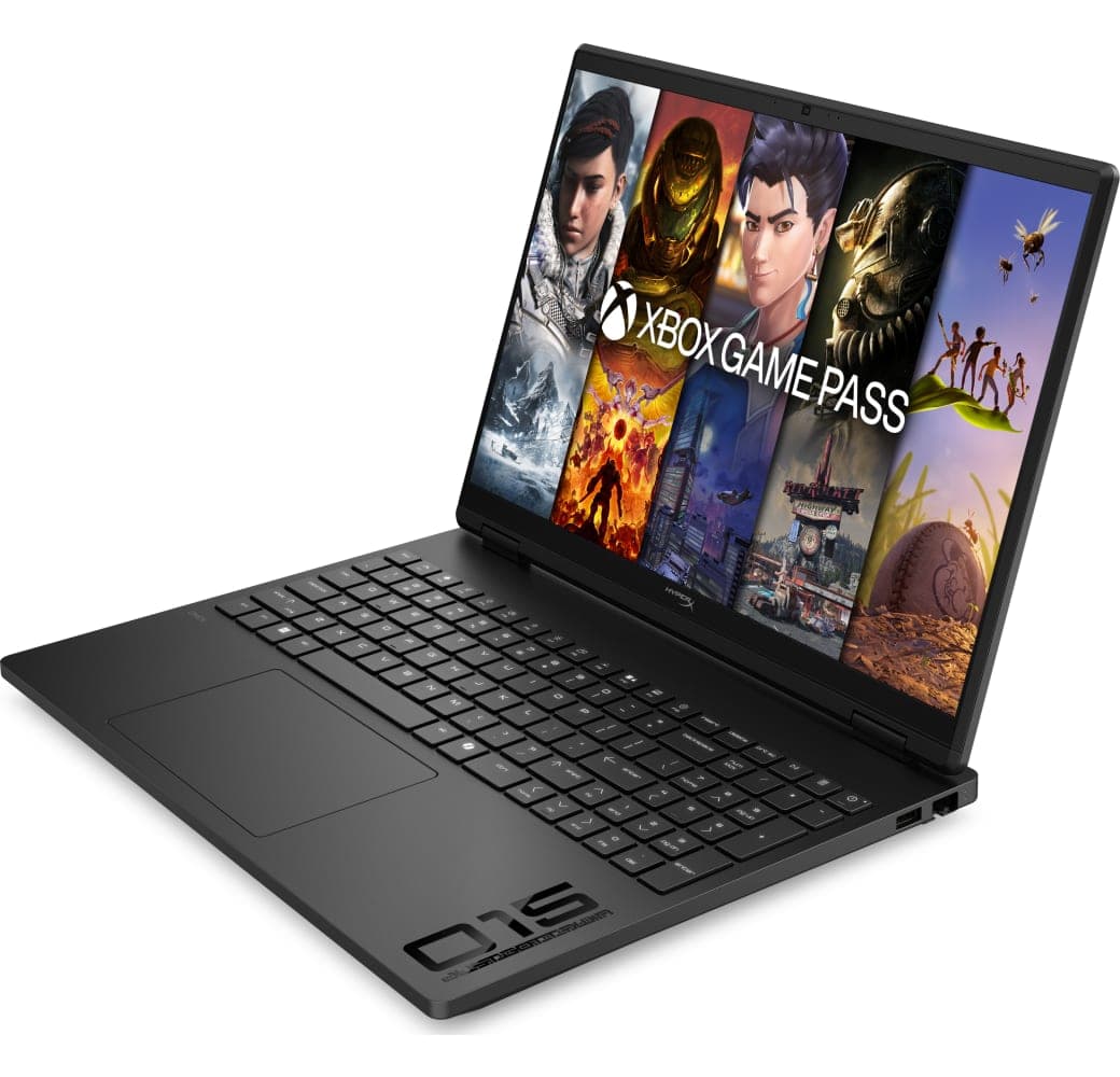 Black HP HyperX OMEN 15-gb0058ng Laptop - AMD Ryzen™ 5 240 - 16GB - 512GB SSD - NVIDIA® GeForce® RTX™ 5060 - German (QWERTZ).8