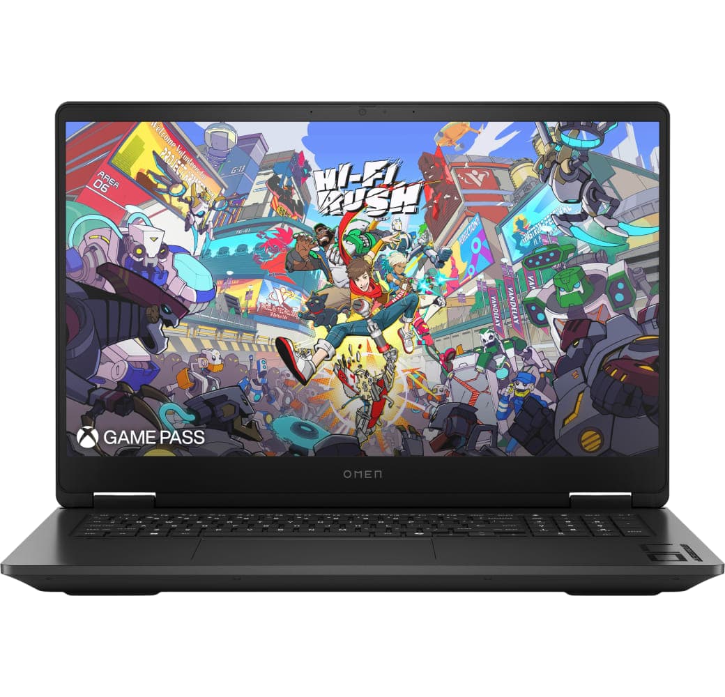 Black HP Omen 17-db1077ng Laptop - AMD Ryzen™ 7 AI 350 - 24GB - 512GB SSD - NVIDIA® GeForce® RTX™ 5070 - German (QWERTZ).1
